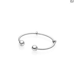 Pandora Silver Open Bangle Bracelet